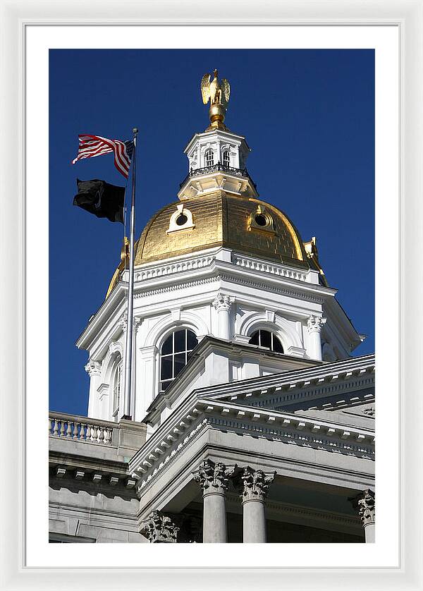 New Hampshire State House - Framed Print