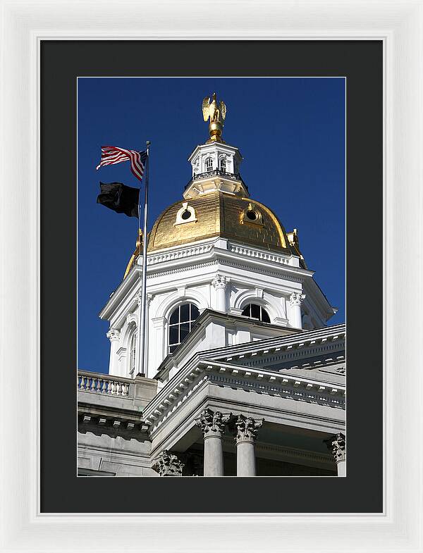 New Hampshire State House - Framed Print