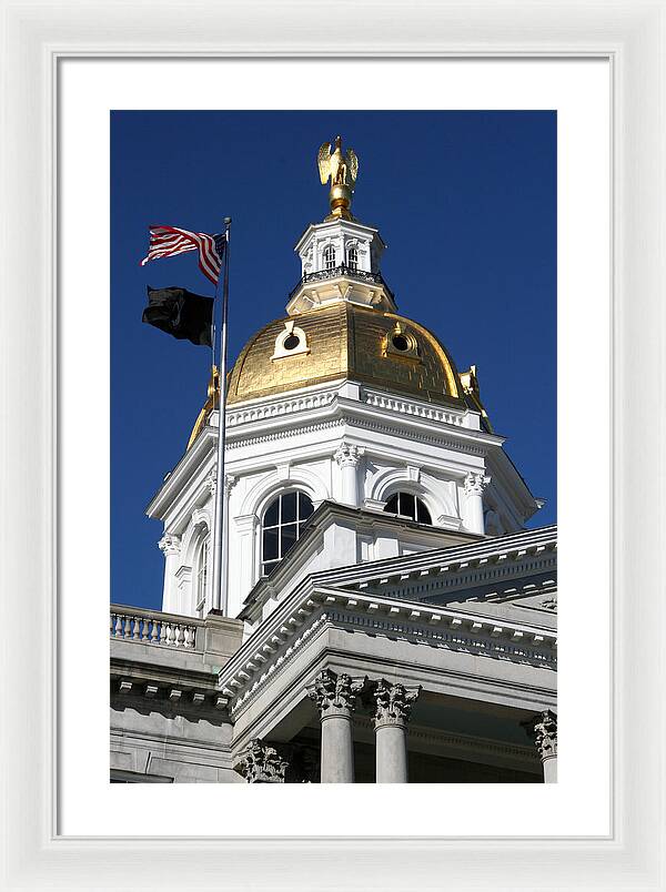 New Hampshire State House - Framed Print