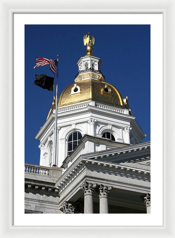 New Hampshire State House - Framed Print