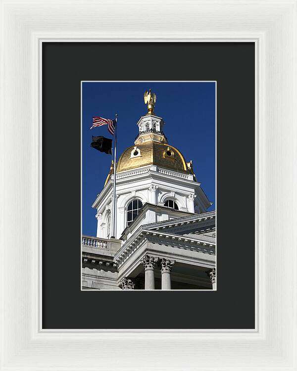 New Hampshire State House - Framed Print