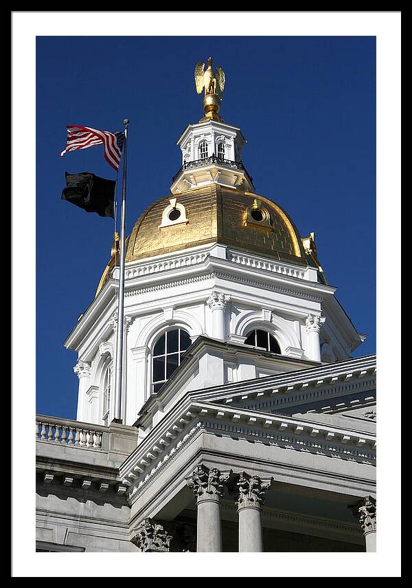 New Hampshire State House - Framed Print