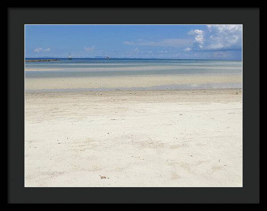 Ocean and Beach Photographs Thailand - Framed Print