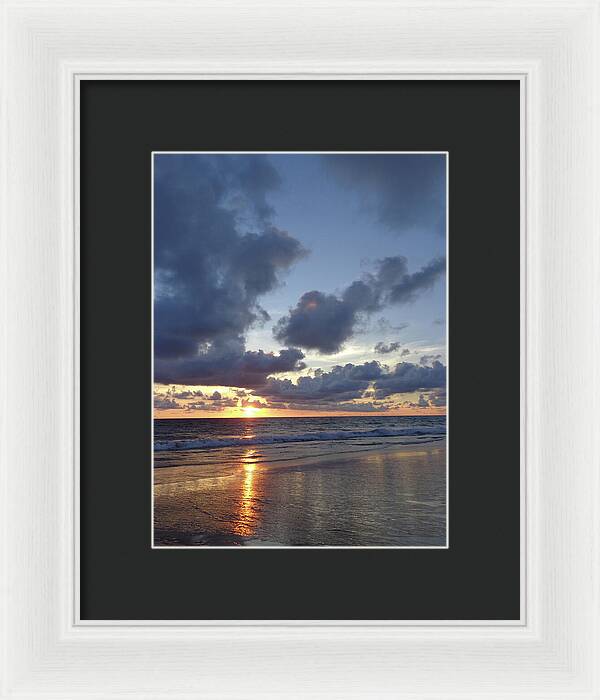 Ocean Sunset Photos Thailand - Framed Print