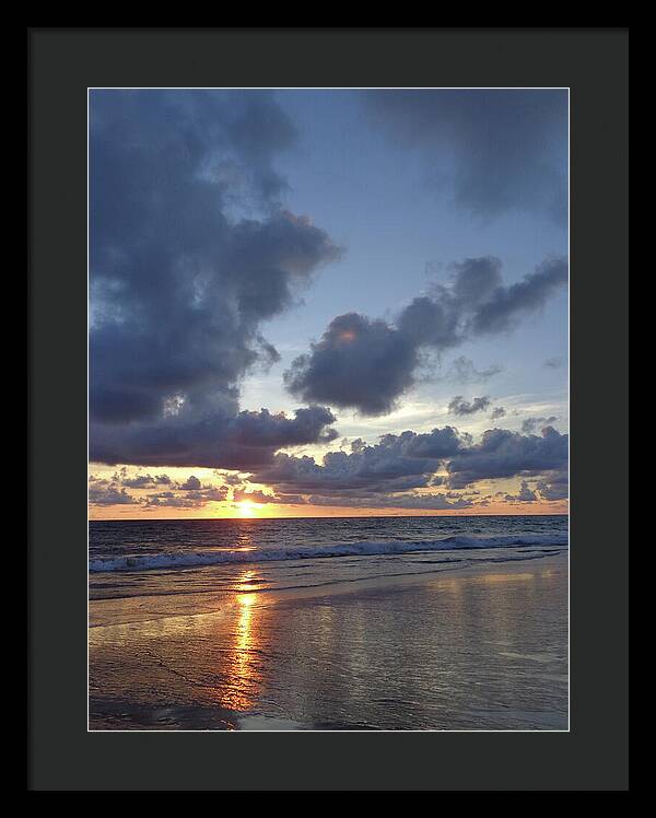 Ocean Sunset Photos Thailand - Framed Print