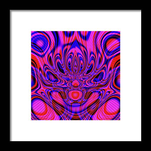 Psychedelic Print  - Framed Print