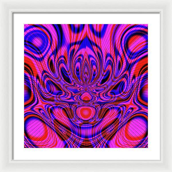 Psychedelic Print  - Framed Print