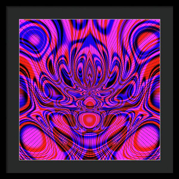 Psychedelic Print  - Framed Print