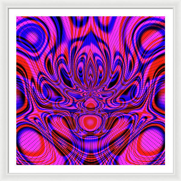 Psychedelic Print  - Framed Print