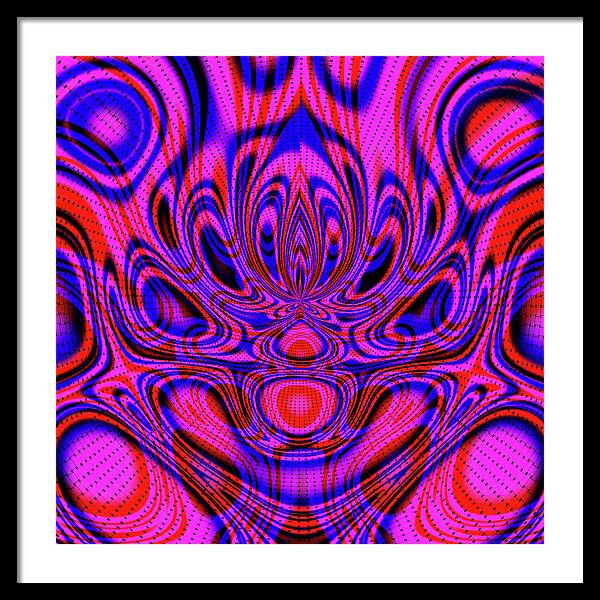 Psychedelic Print  - Framed Print