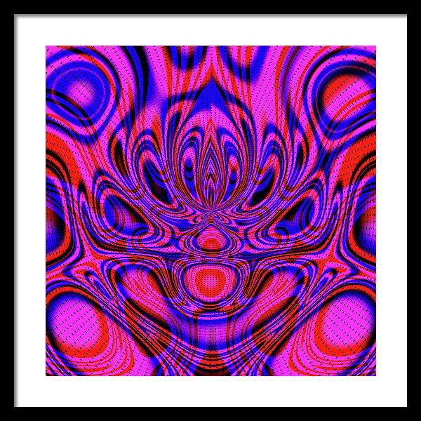 Psychedelic Print  - Framed Print