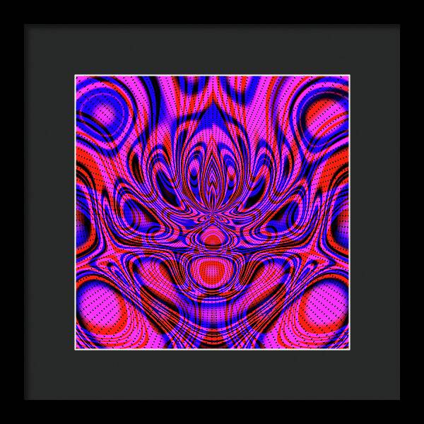 Psychedelic Print  - Framed Print