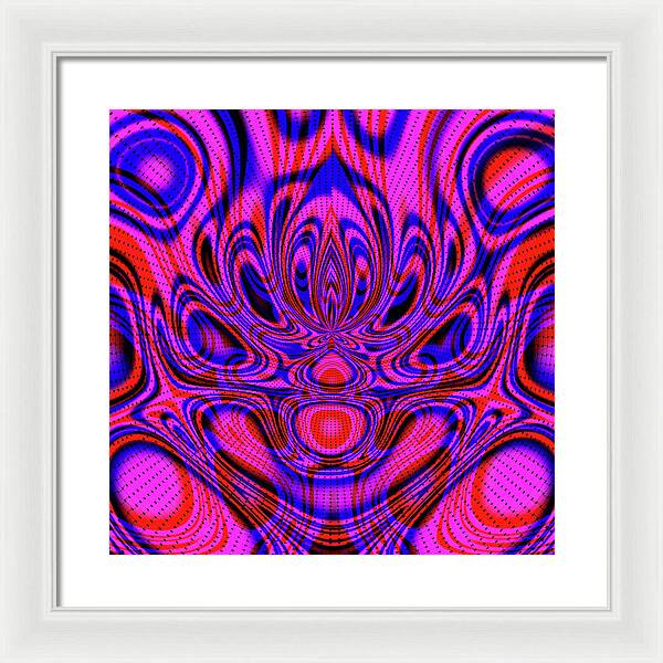 Psychedelic Print  - Framed Print