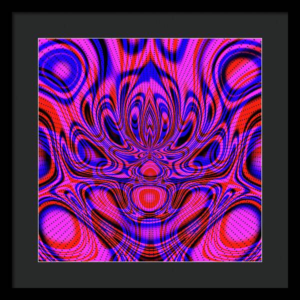 Psychedelic Print  - Framed Print