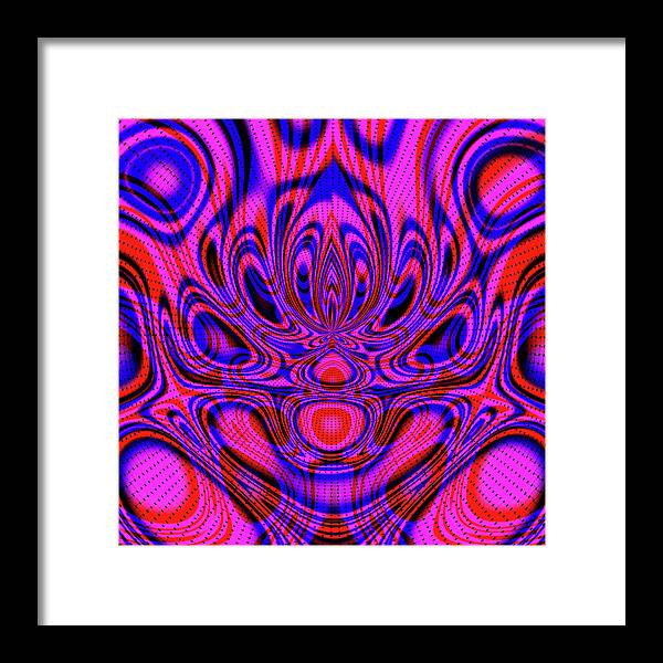 Psychedelic Print  - Framed Print