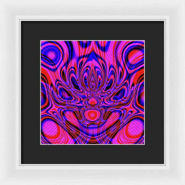 Psychedelic Print  - Framed Print