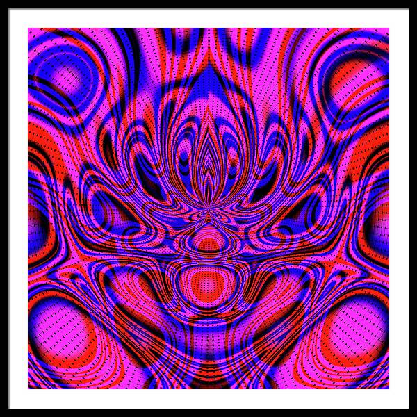 Psychedelic Print  - Framed Print