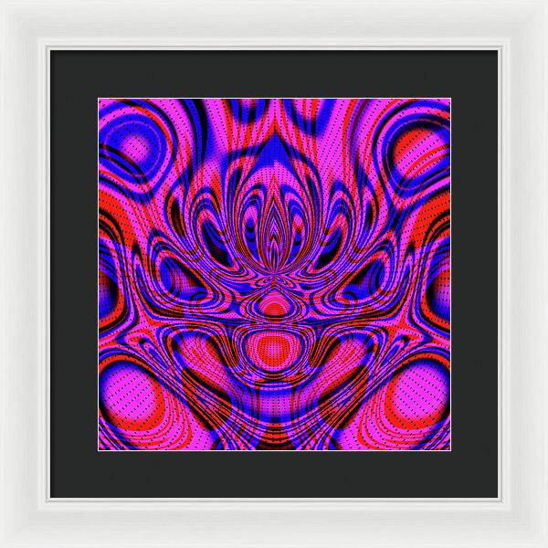 Psychedelic Print  - Framed Print