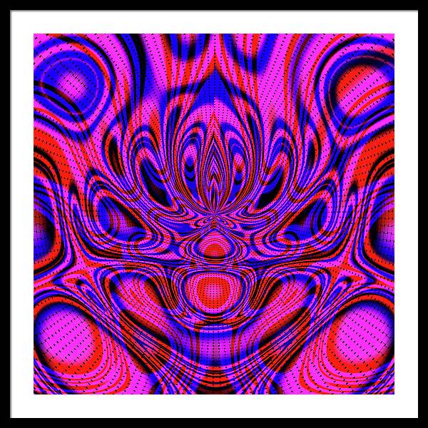 Psychedelic Print  - Framed Print