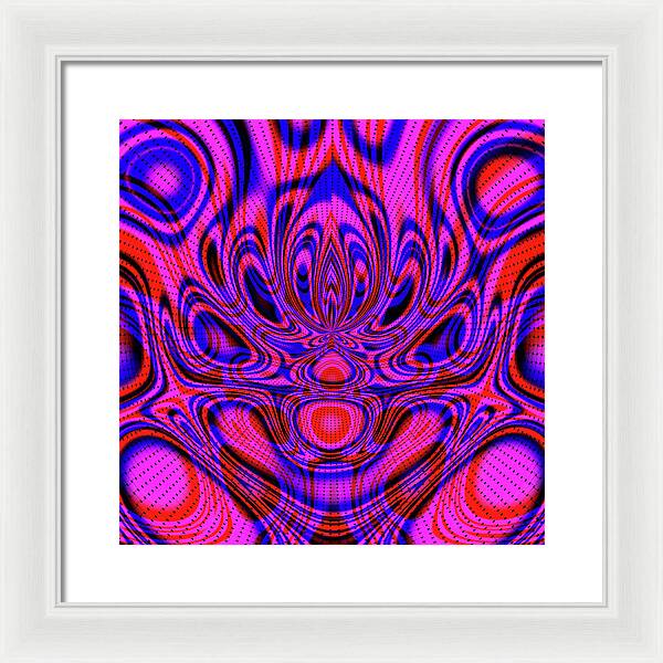 Psychedelic Print  - Framed Print