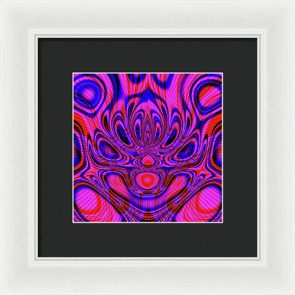 Psychedelic Print  - Framed Print