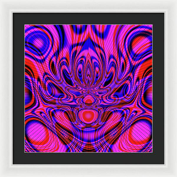 Psychedelic Print  - Framed Print