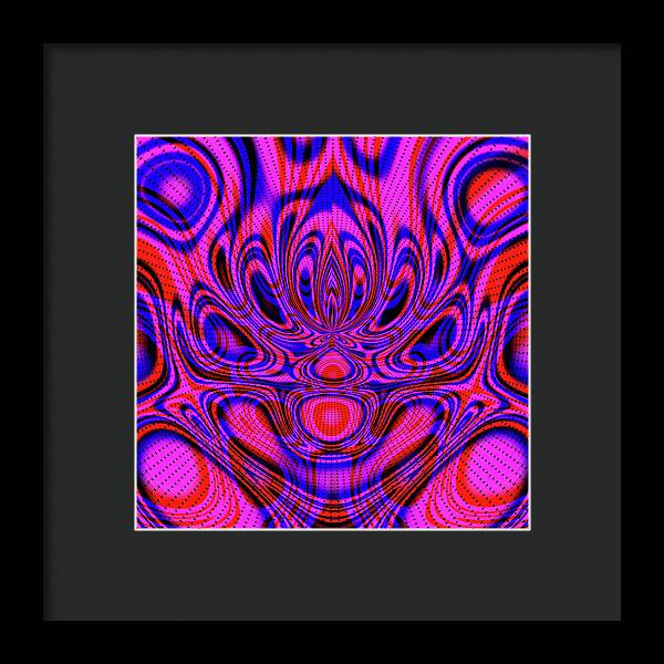 Psychedelic Print  - Framed Print