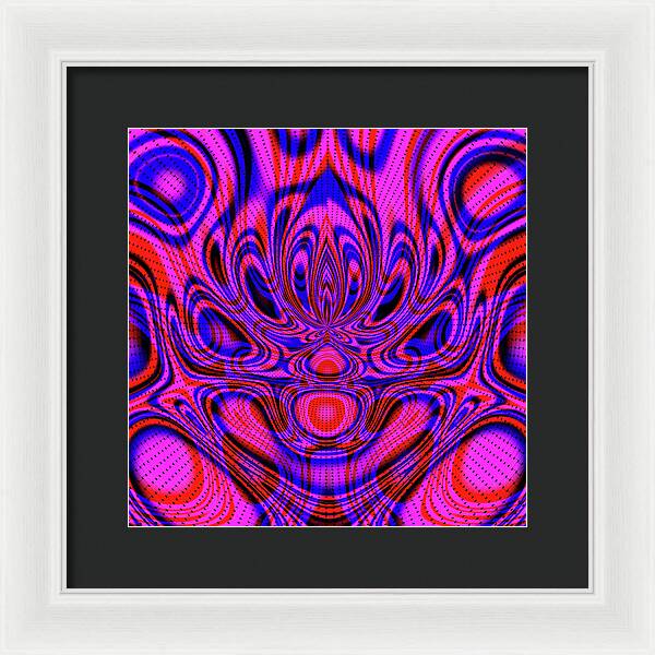 Psychedelic Print  - Framed Print