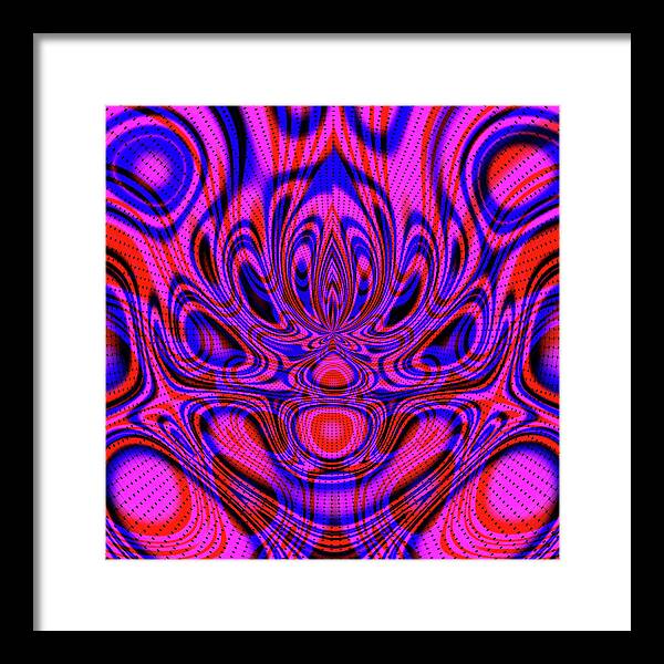 Psychedelic Print  - Framed Print