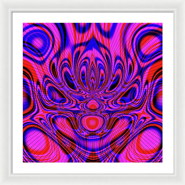 Psychedelic Print  - Framed Print