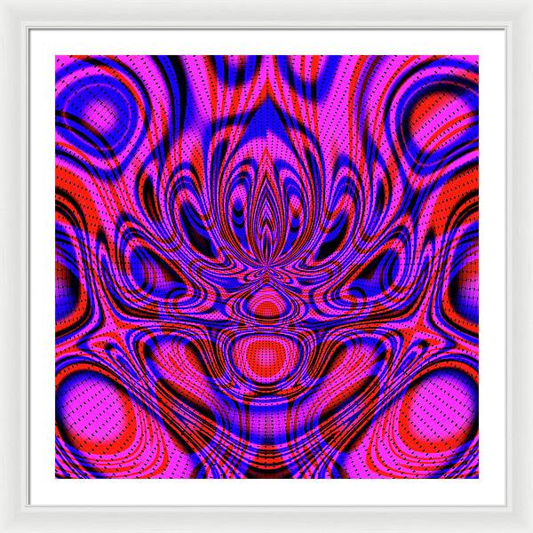 Psychedelic Print  - Framed Print