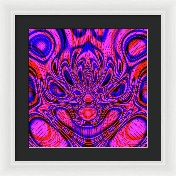 Psychedelic Print  - Framed Print