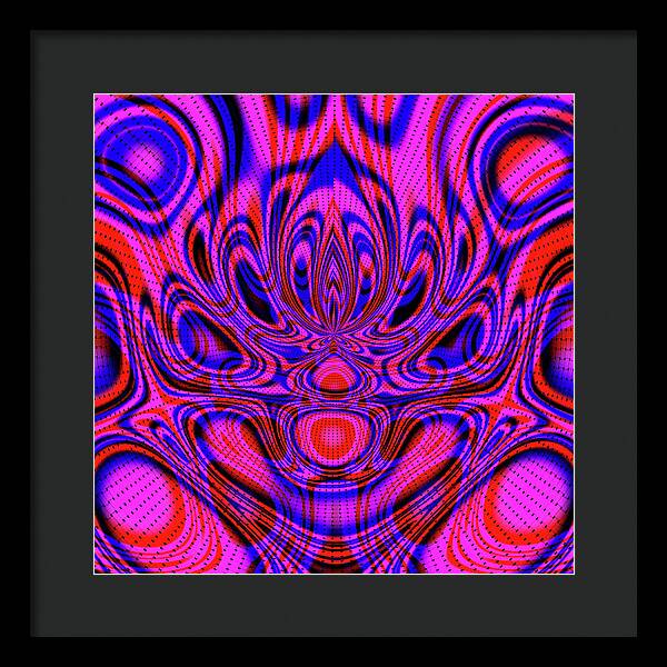 Psychedelic Print  - Framed Print