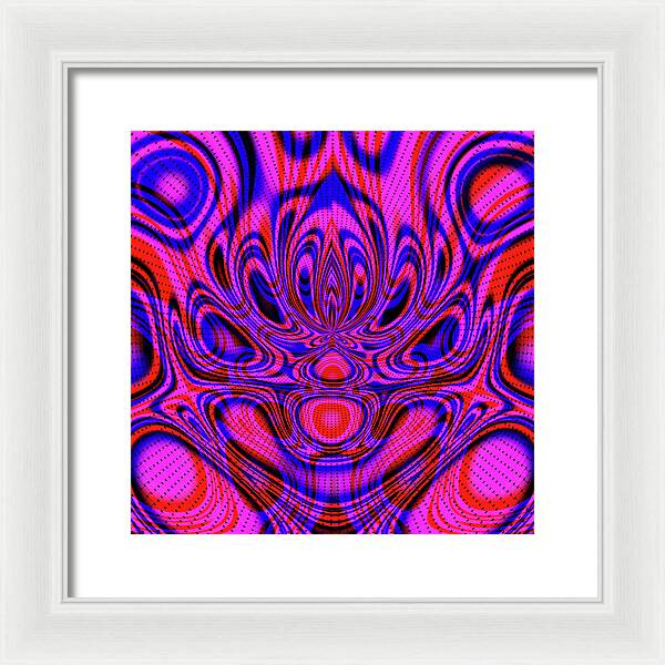 Psychedelic Print  - Framed Print