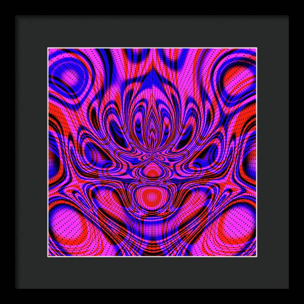 Psychedelic Print  - Framed Print