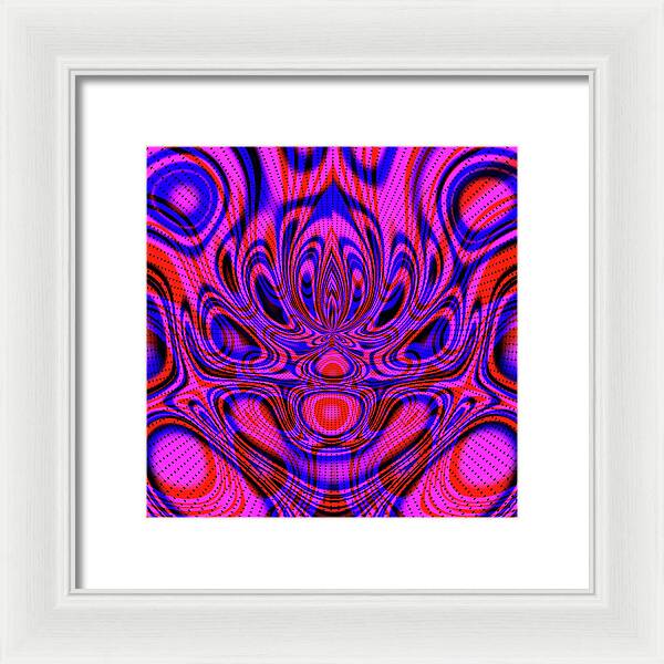 Psychedelic Print  - Framed Print