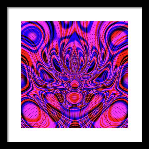 Psychedelic Print  - Framed Print