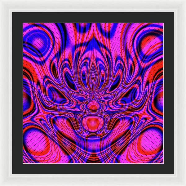 Psychedelic Print  - Framed Print