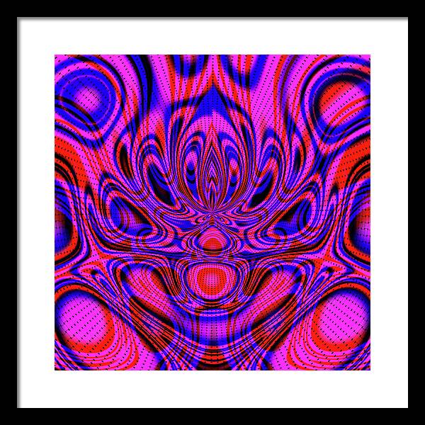 Psychedelic Print  - Framed Print