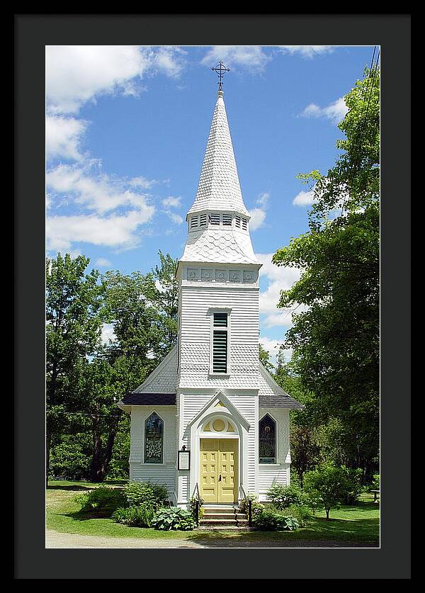 St Matthews Chapel Sugar Hil - Framed Print