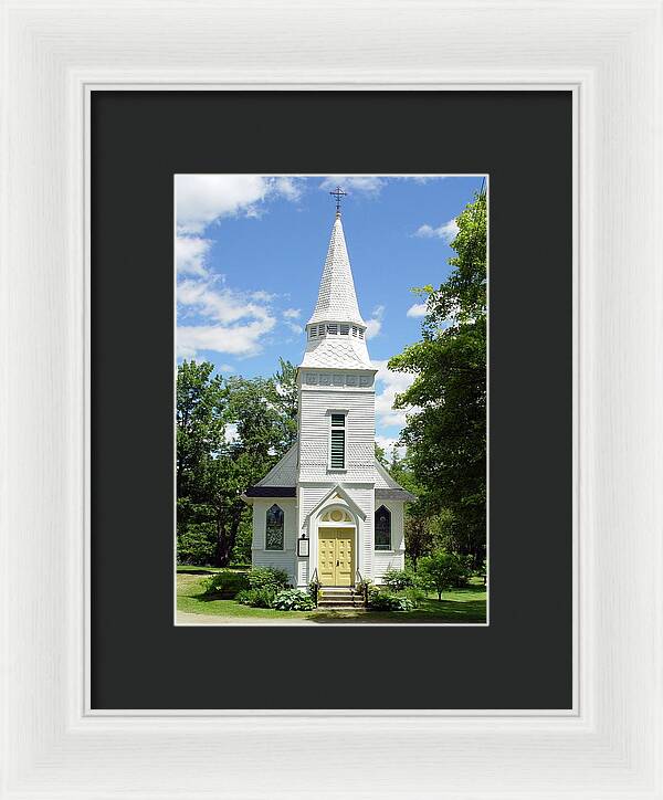 St Matthews Chapel Sugar Hil - Framed Print