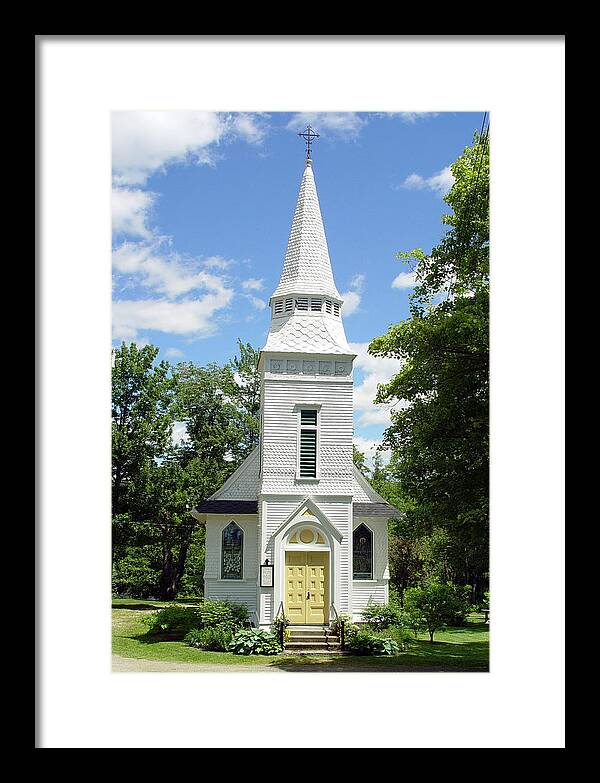 St Matthews Chapel Sugar Hil - Framed Print