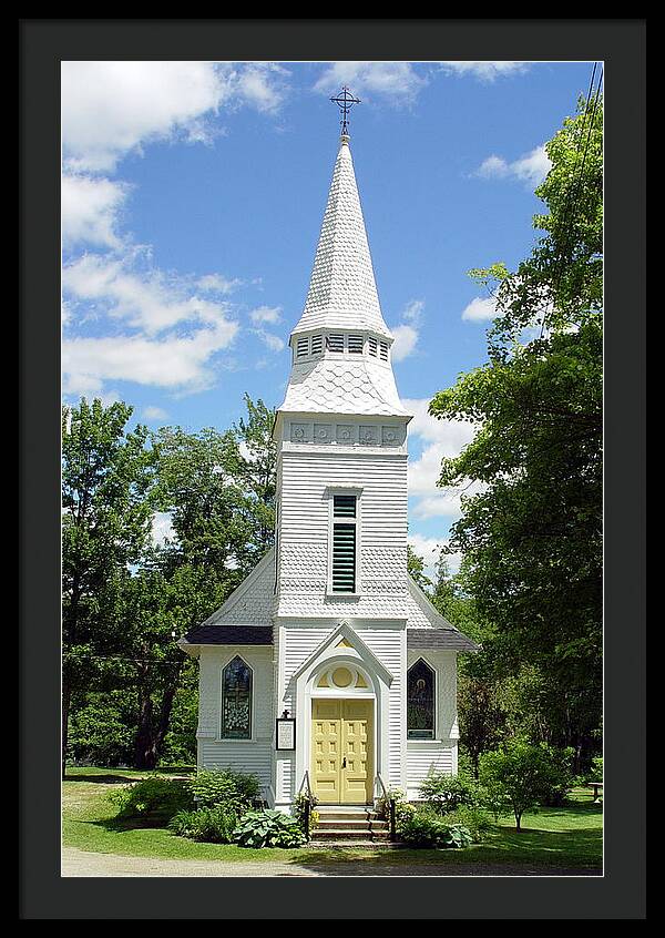 St Matthews Chapel Sugar Hil - Framed Print