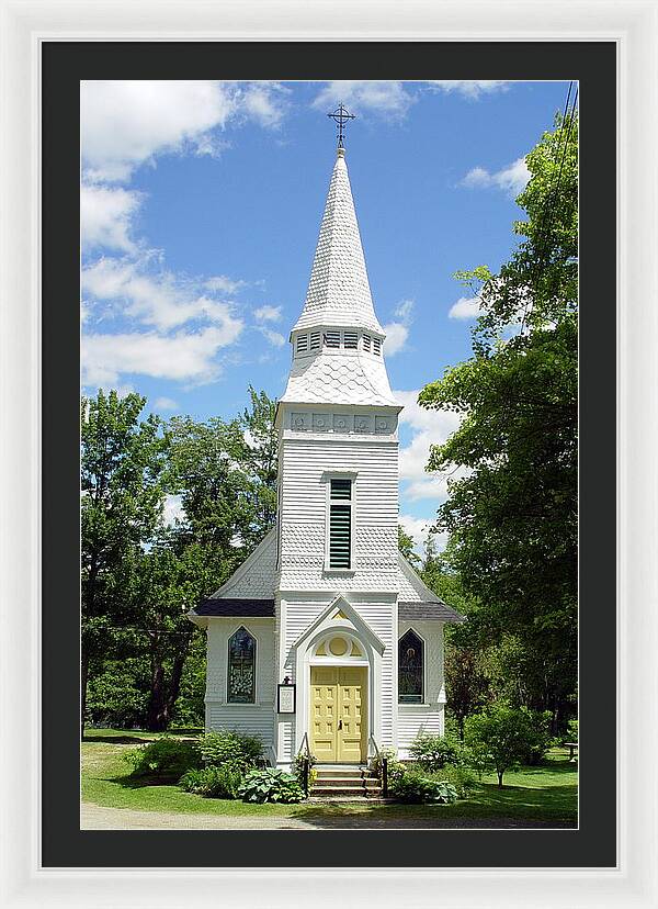 St Matthews Chapel Sugar Hil - Framed Print