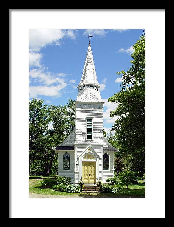 St Matthews Chapel Sugar Hil - Framed Print