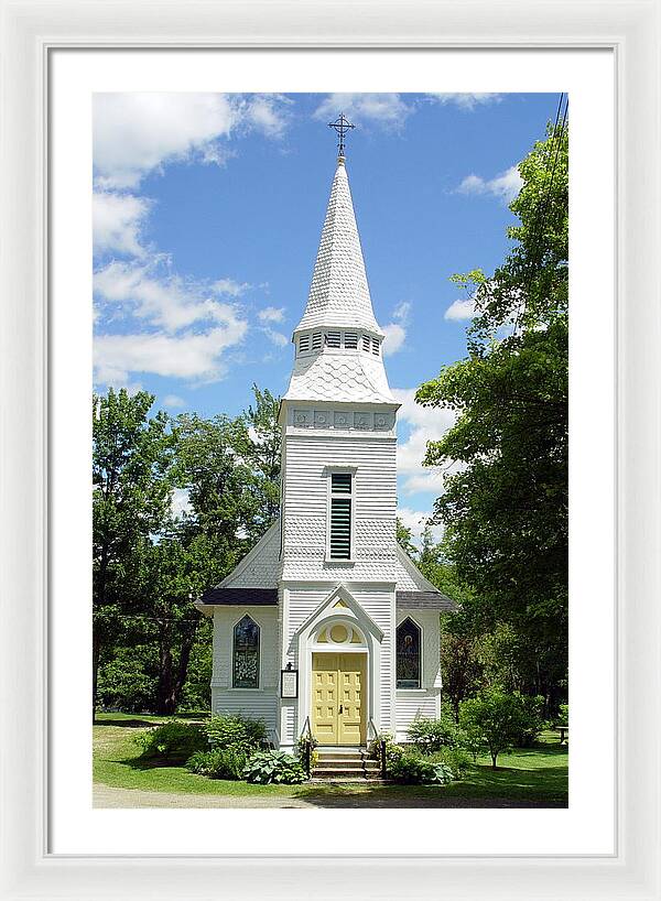 St Matthews Chapel Sugar Hil - Framed Print