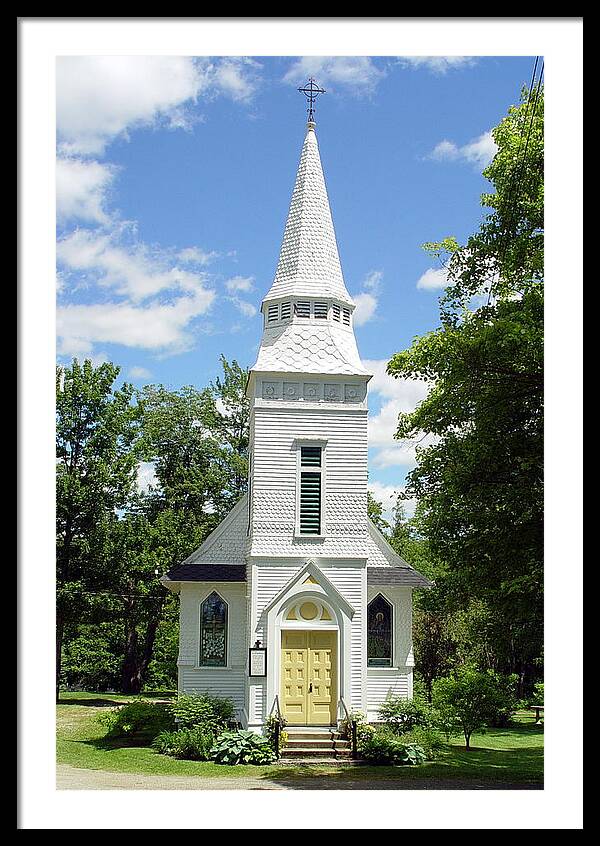 St Matthews Chapel Sugar Hil - Framed Print