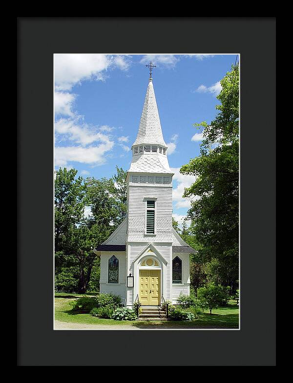 St Matthews Chapel Sugar Hil - Framed Print