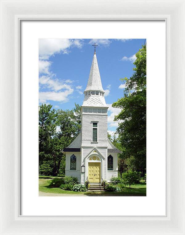 St Matthews Chapel Sugar Hil - Framed Print