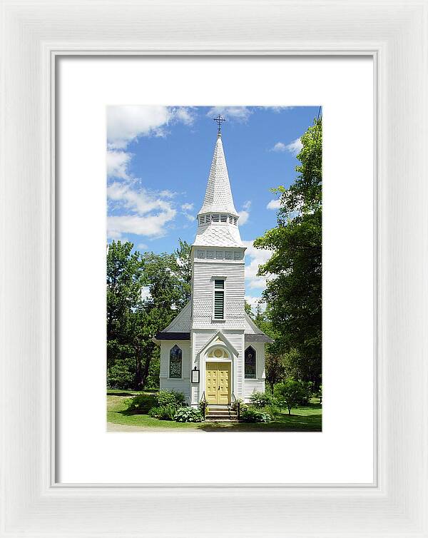 St Matthews Chapel Sugar Hil - Framed Print